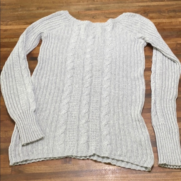 Ruehl No. 925 Cable Sweater Size L - Picture 3 of 5